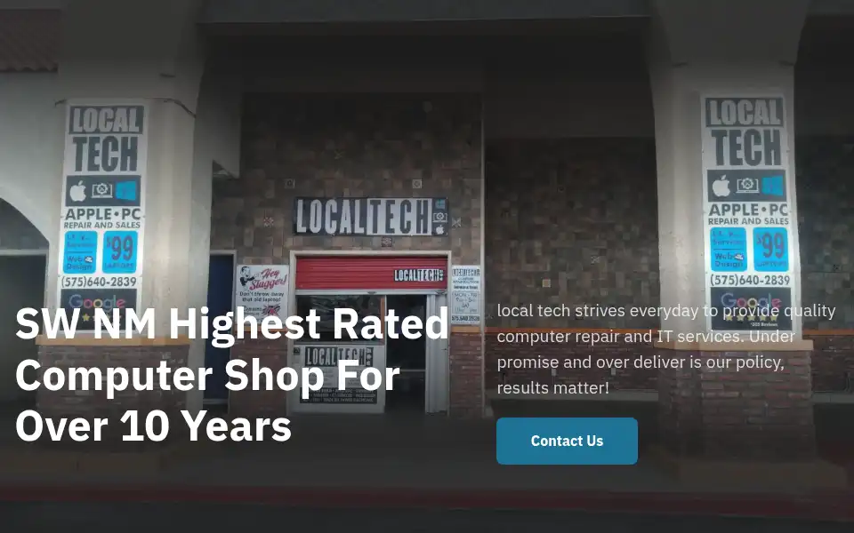 Screenshot of localtechllc.com