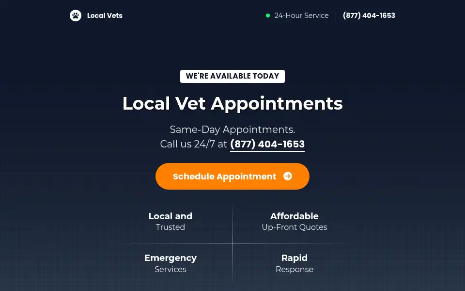 Screenshot of localvets.com