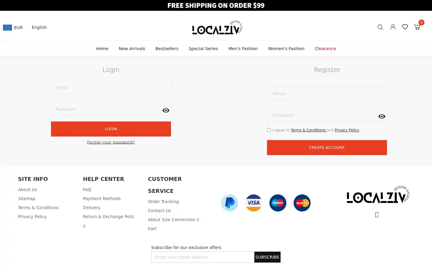 Screenshot of localziv.com