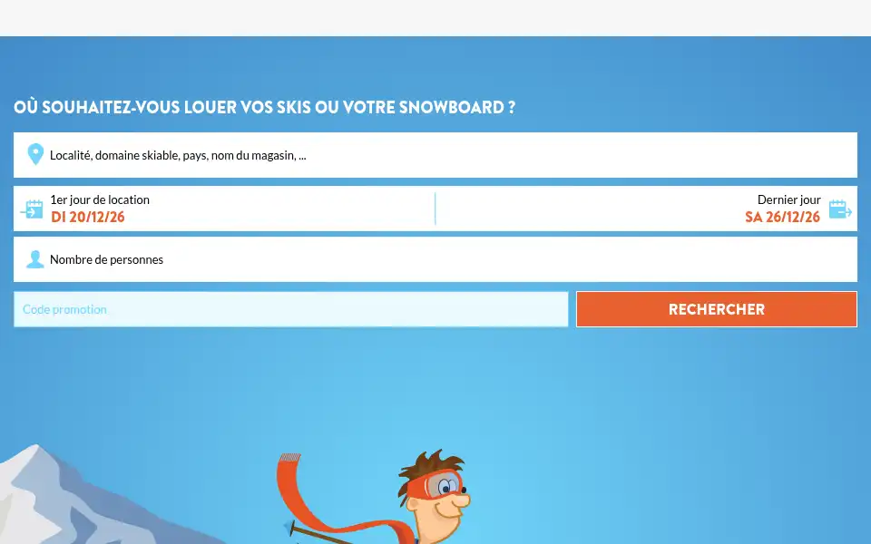 Screenshot of location-ski-moins-cher.com