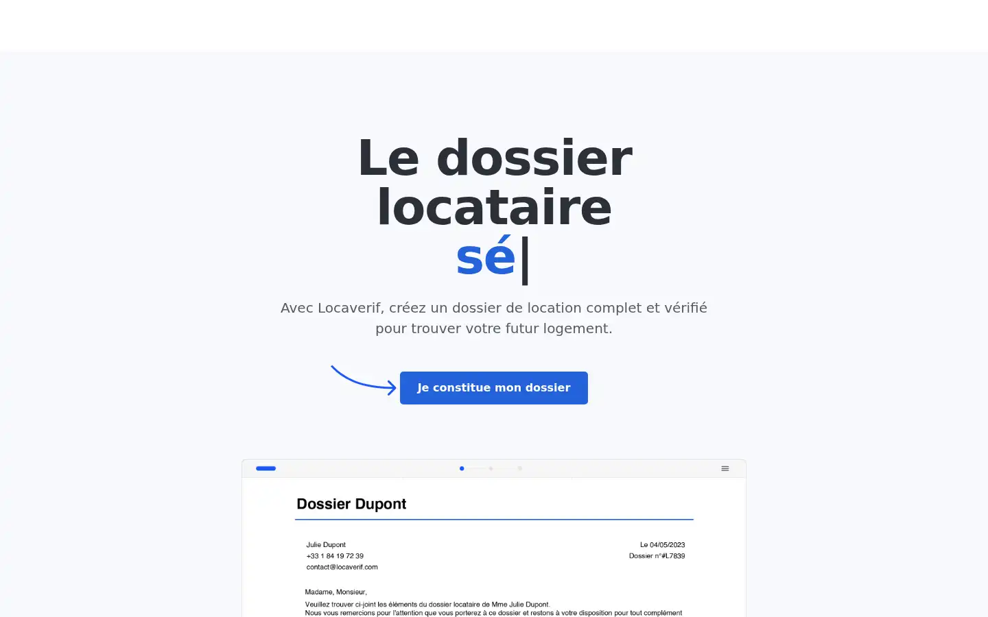 Screenshot of locaverif.fr