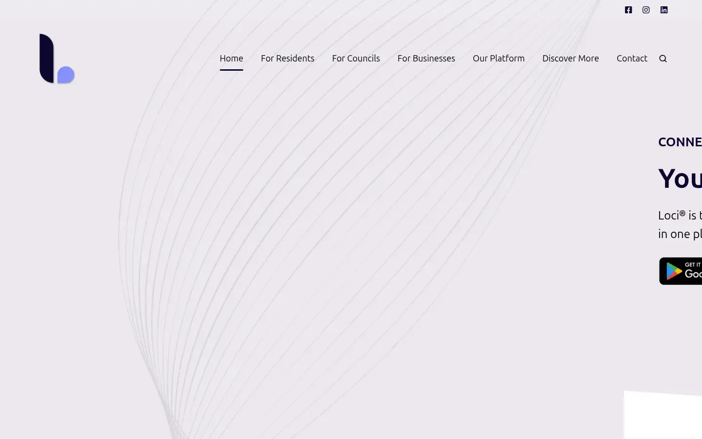 Screenshot of lociapp.co.uk