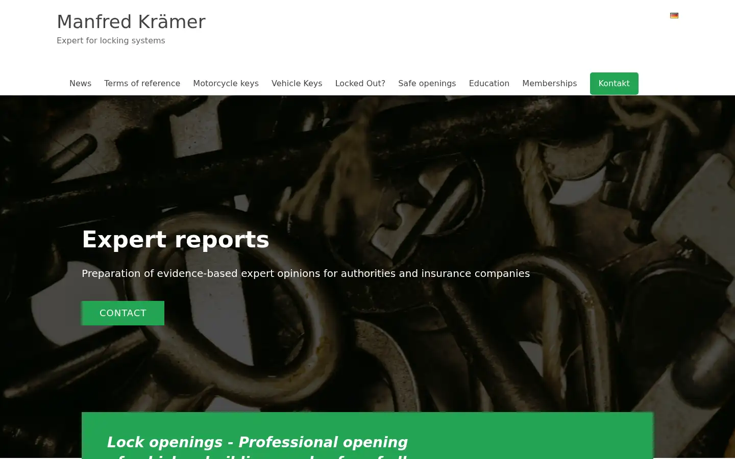 Screenshot of lock-expert.de