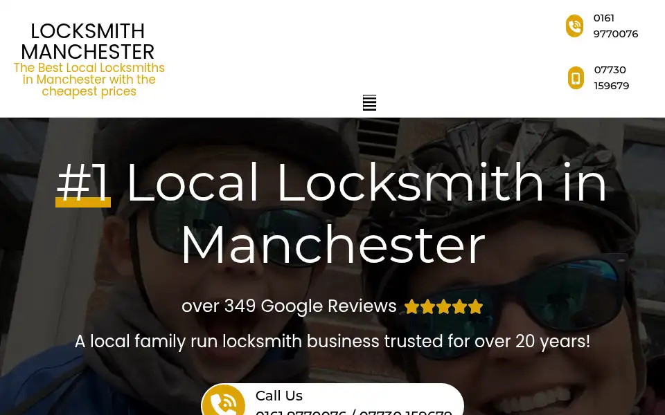 Screenshot of locksmithmanchester-0161.co.uk