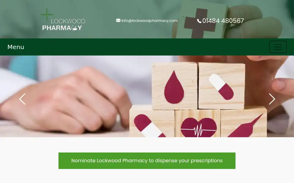 Screenshot of lockwoodpharmacy.com
