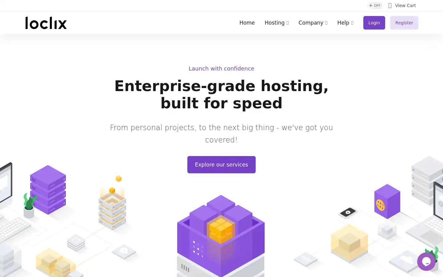 Screenshot of loclix.io