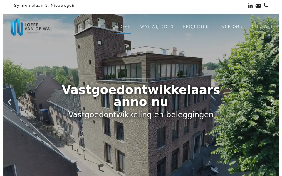 Screenshot of loeffvandewal.nl