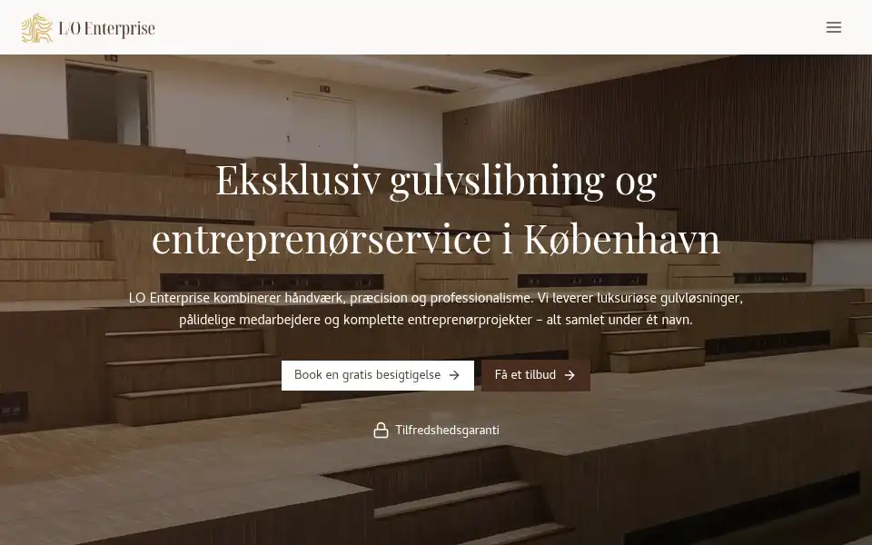 Screenshot of loenterprise.dk