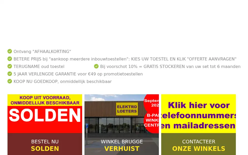 Screenshot of loeters.be