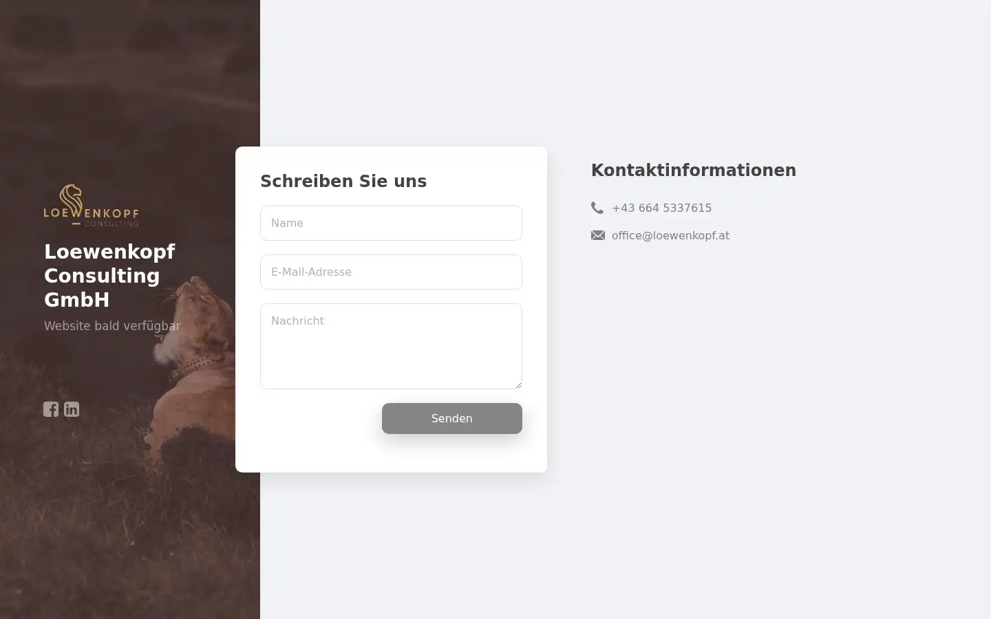 Screenshot of loewenkopf.at