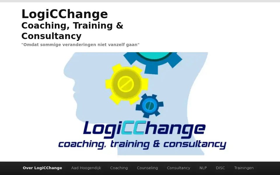 Screenshot of logicchange.nl