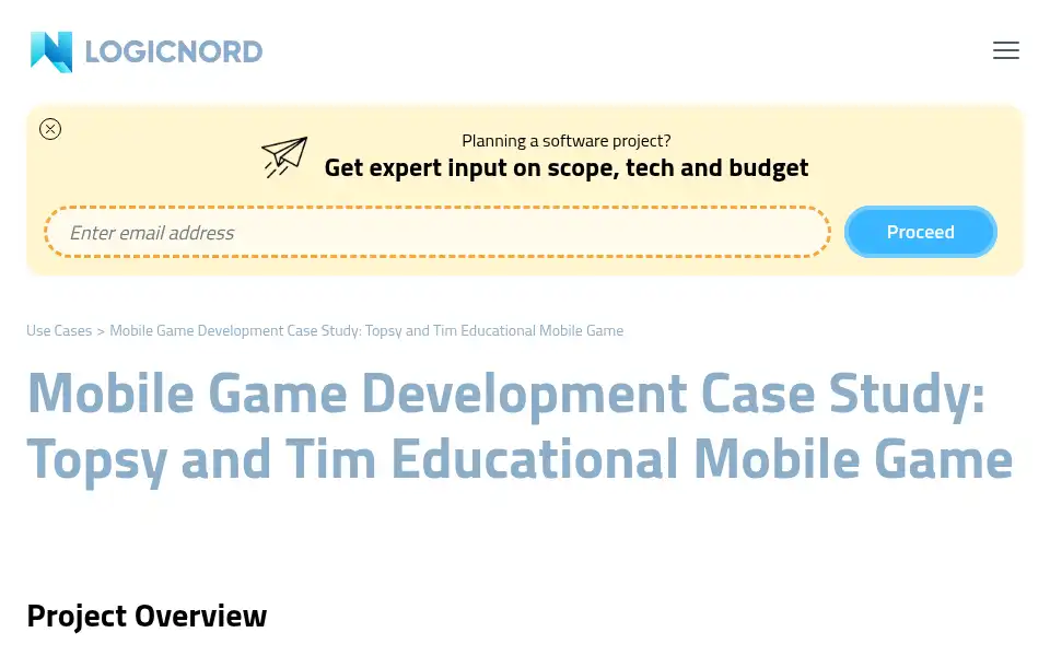 Screenshot of logicnord.com