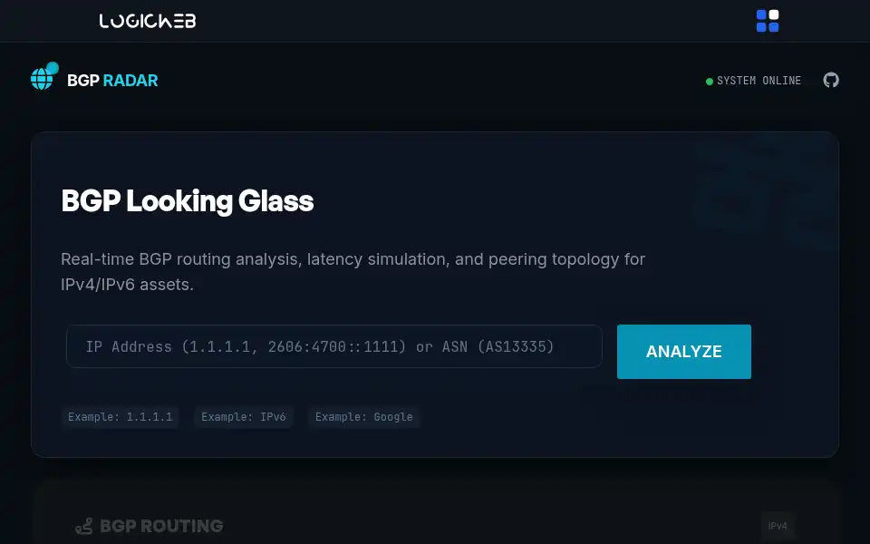 Screenshot of logicweb.com