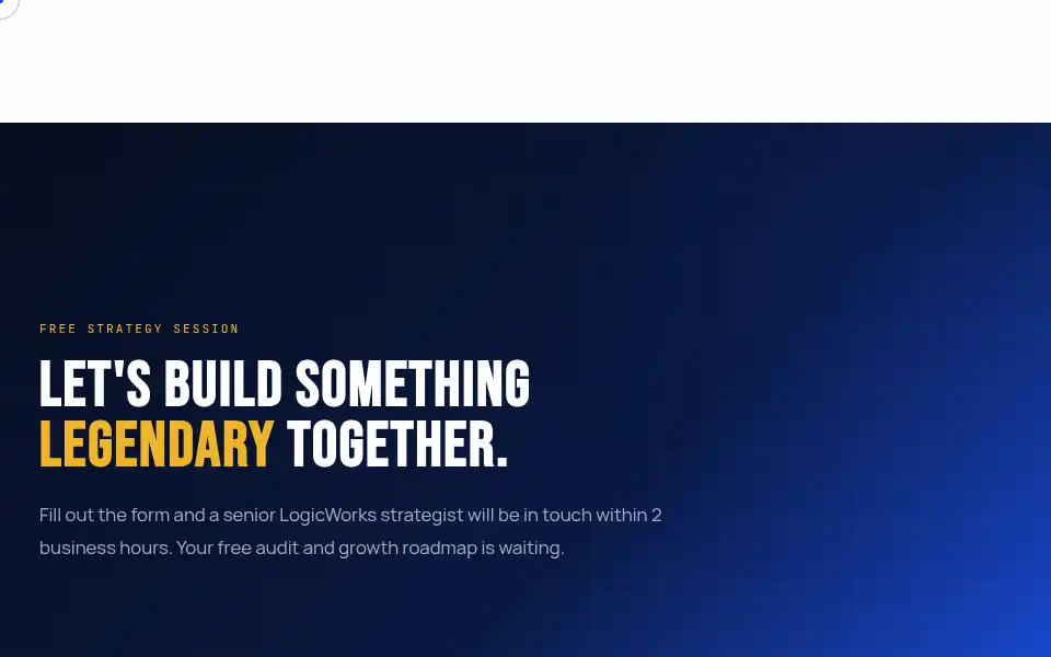 Screenshot of logicworksllc.com