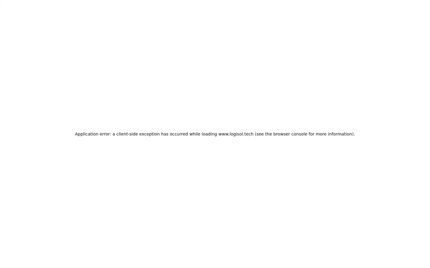 Screenshot of logisoltech.com