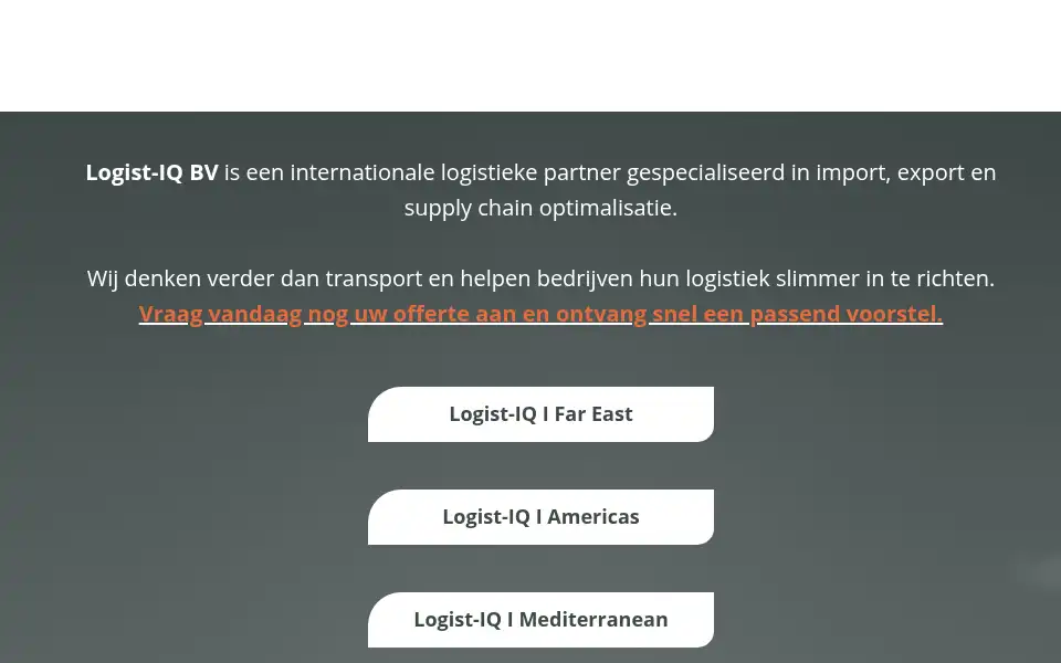 Screenshot of logist-iq.nl