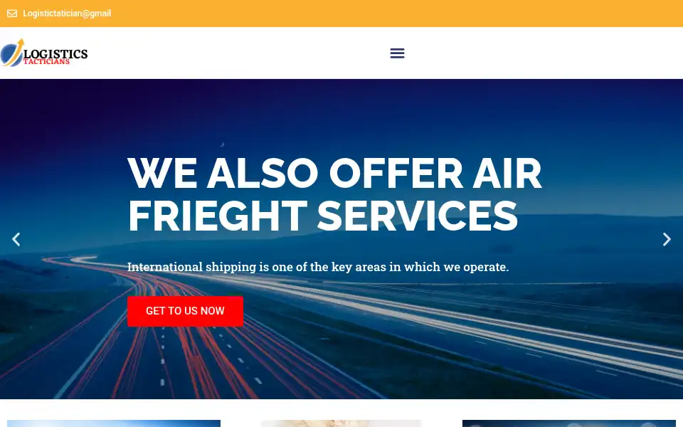 Screenshot of logistictacticians.com