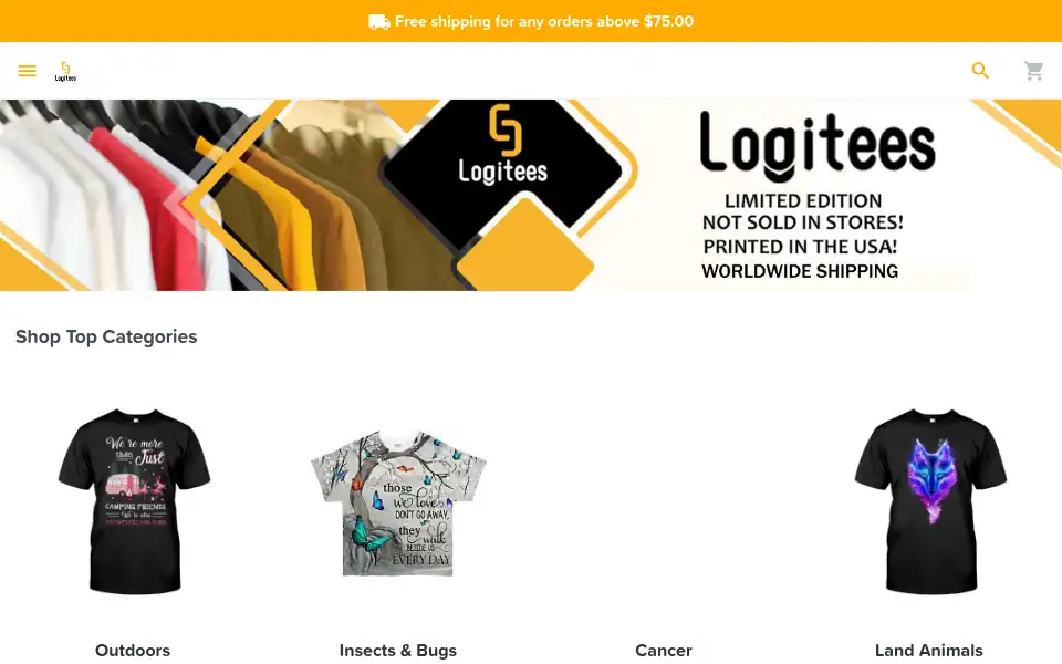 Screenshot of logitees.com