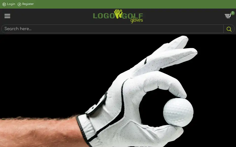 Screenshot of logo-golf-gloves.co.uk