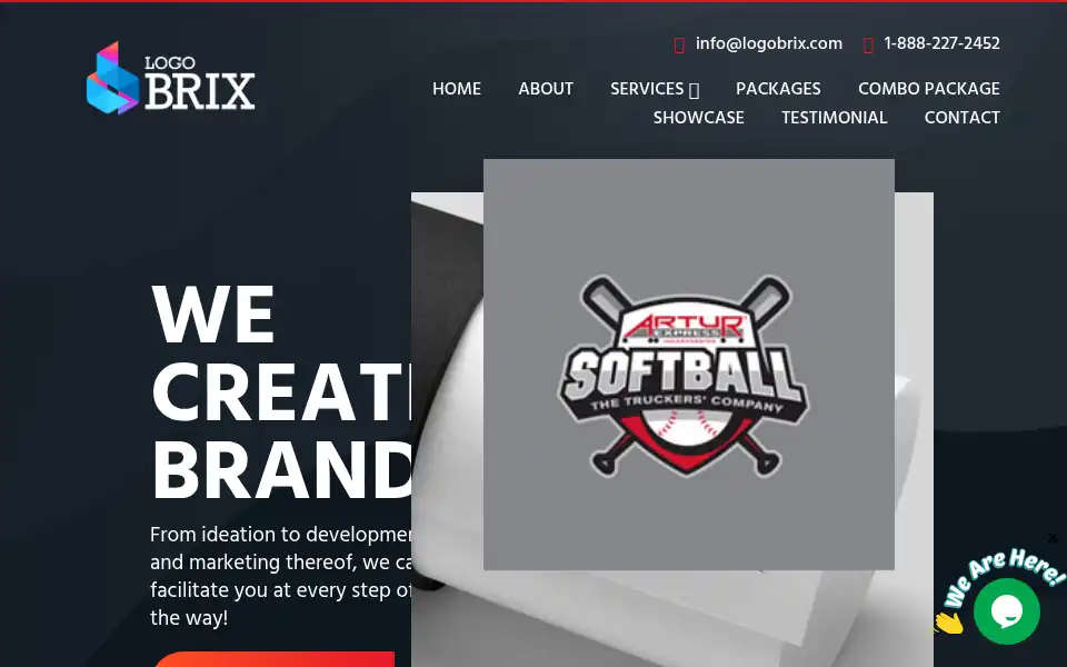 Screenshot of logobrix.com