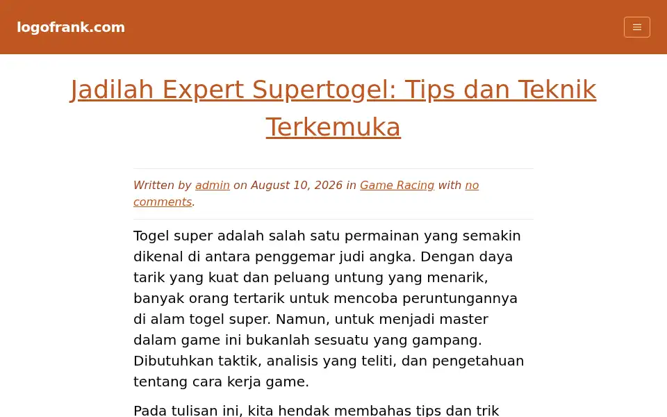 Screenshot of logofrank.com