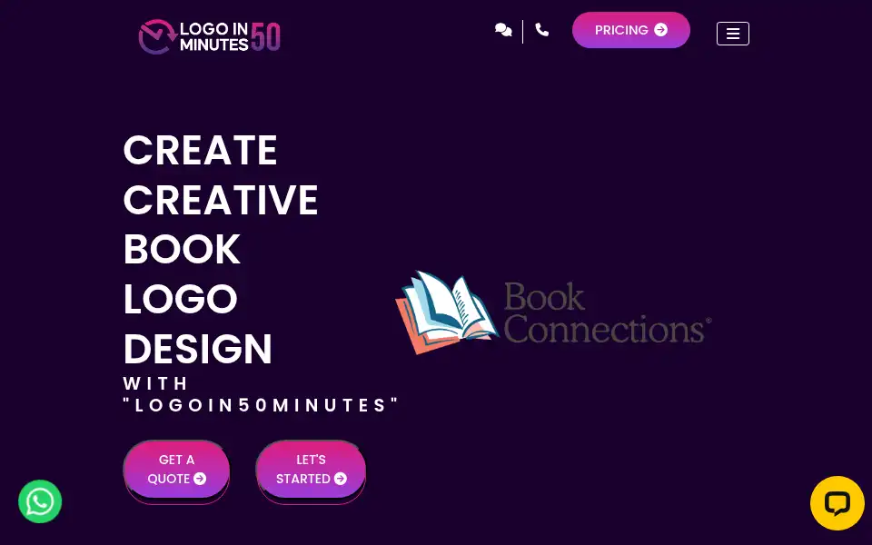 Screenshot of logoin50minutes.com
