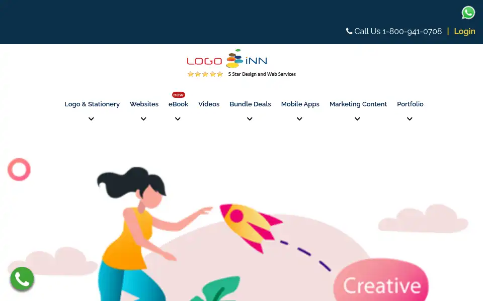 Screenshot of logoinn.com