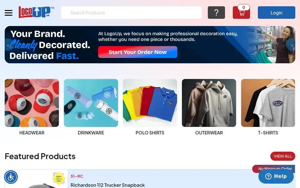 Screenshot of logoup.com