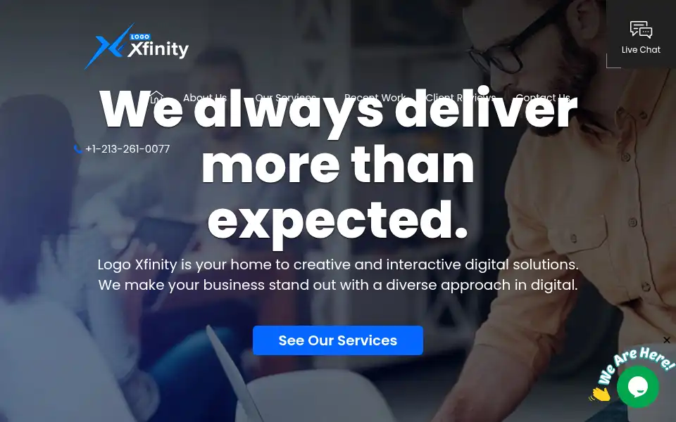 Screenshot of logoxfinity.com