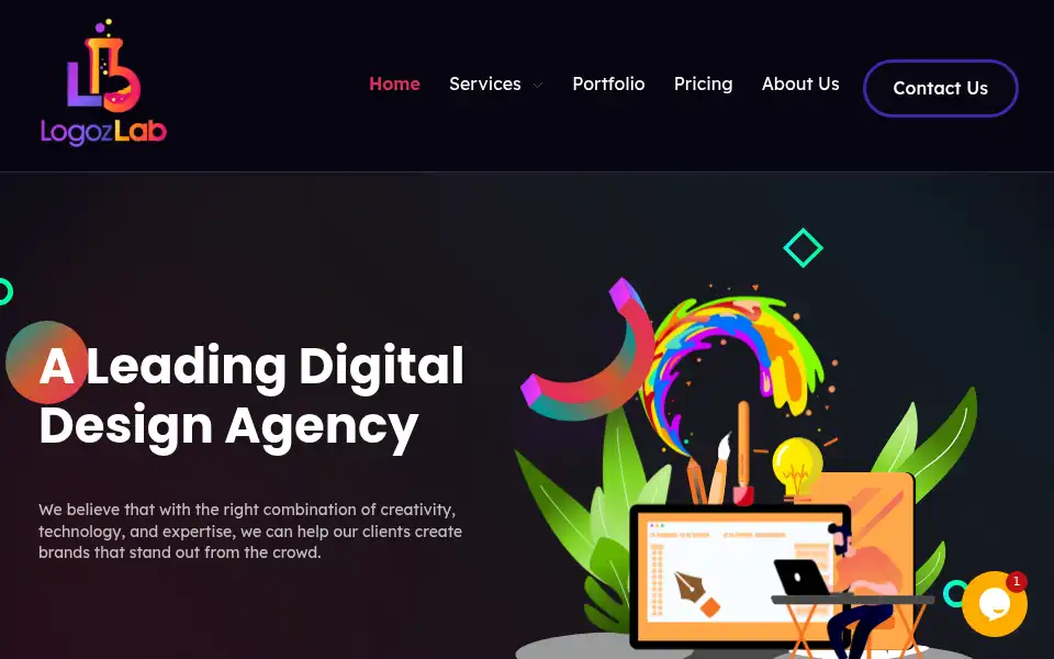 Screenshot of logozlab.com