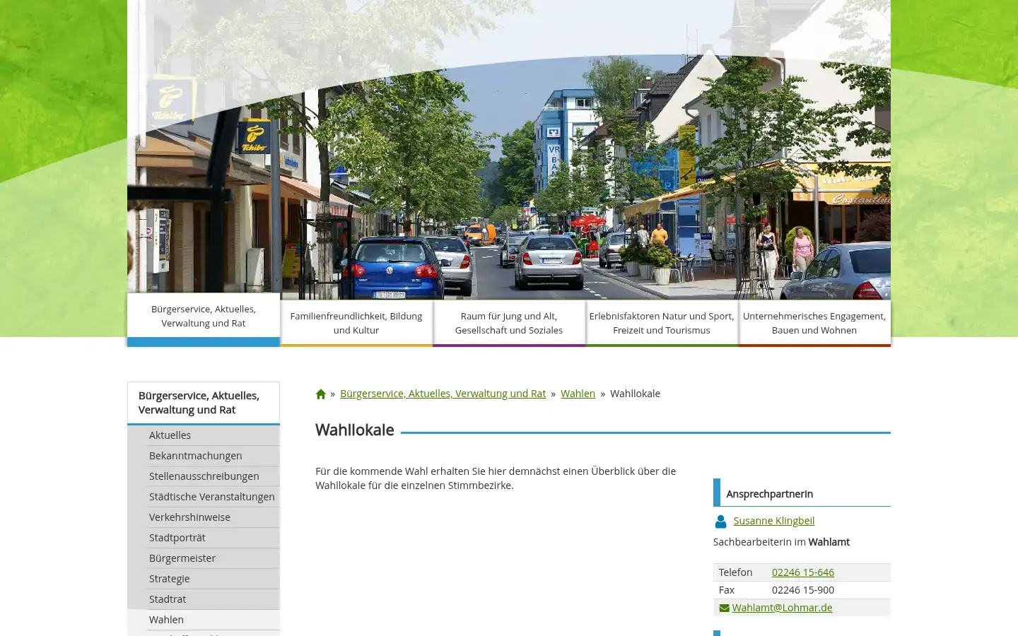 Screenshot of lohmar.de