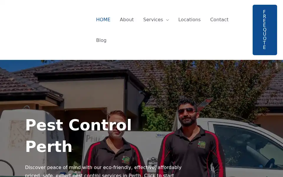Screenshot of loinspestandweedcontrol.com.au