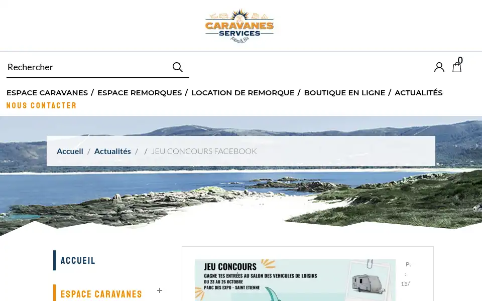 Screenshot of loisirs-caravaning.fr