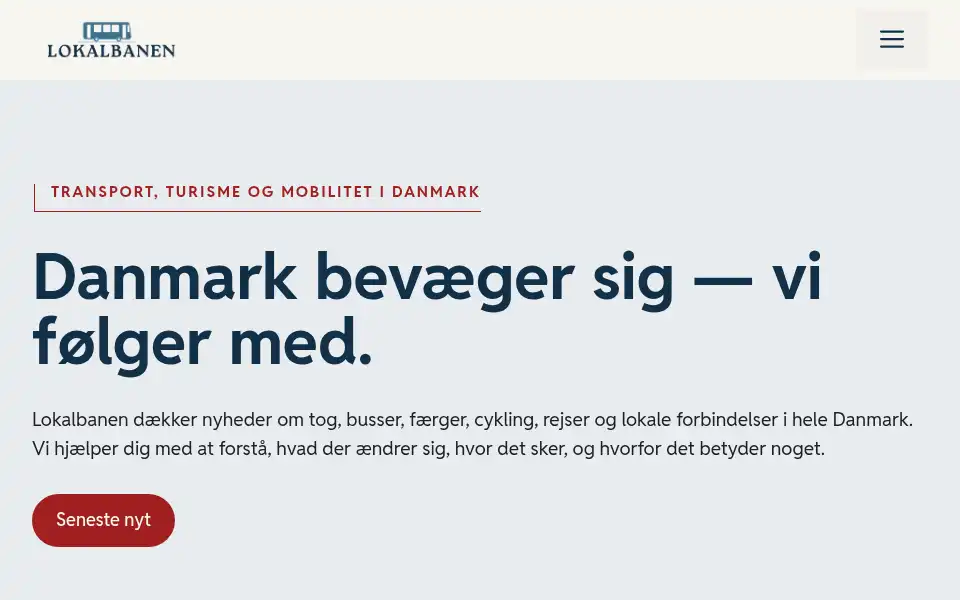 Screenshot of lokalbanen.dk
