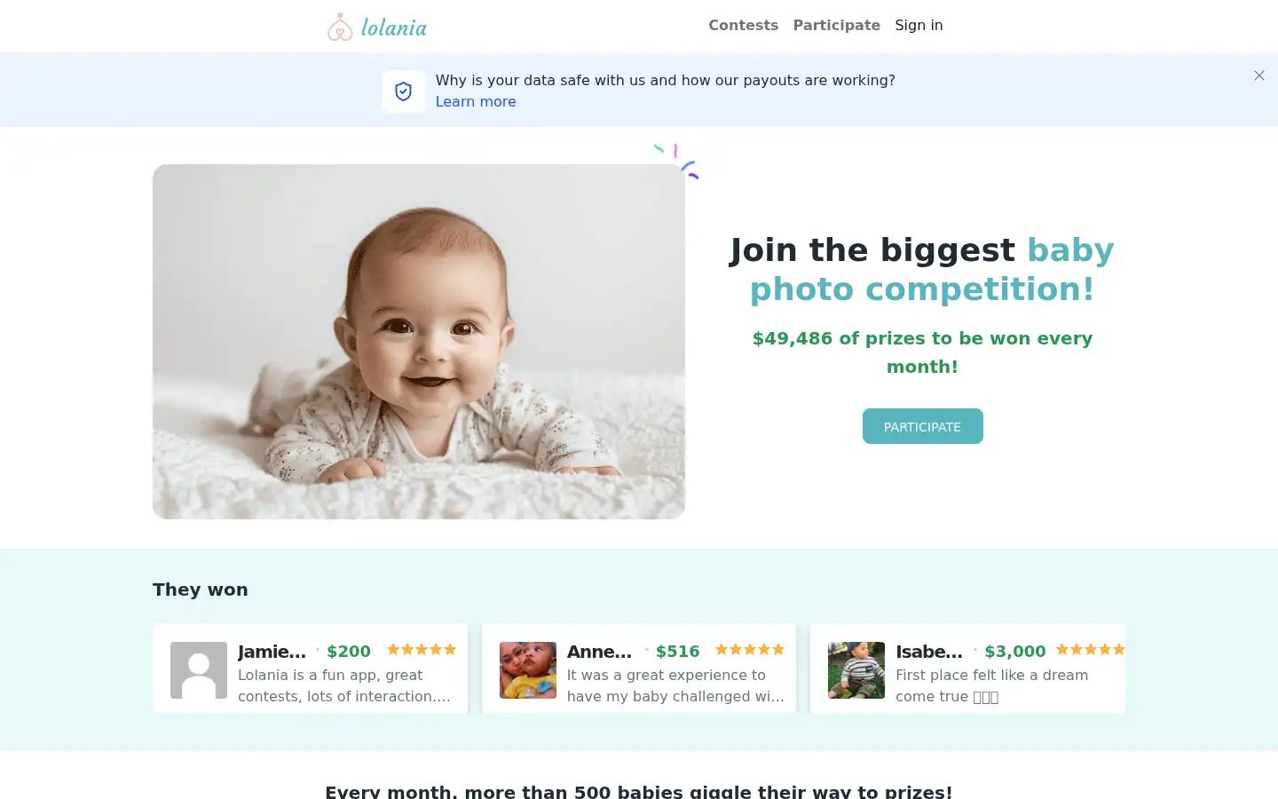 Screenshot of lolania.com