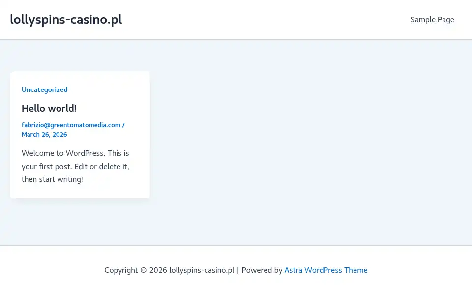 Screenshot of lollyspins-casino.pl