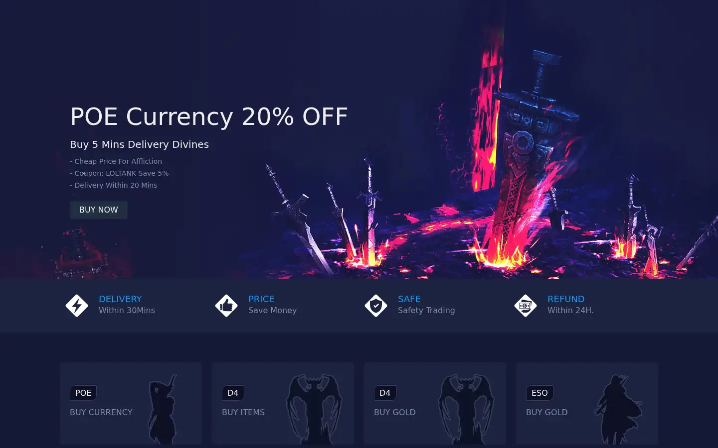 Screenshot of loltank.com