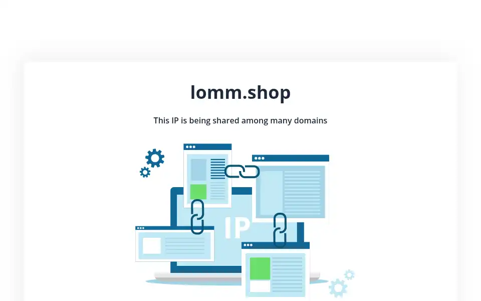 Screenshot of lomm.shop