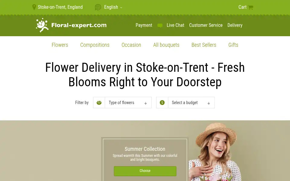 Screenshot of london.floral-expert.com