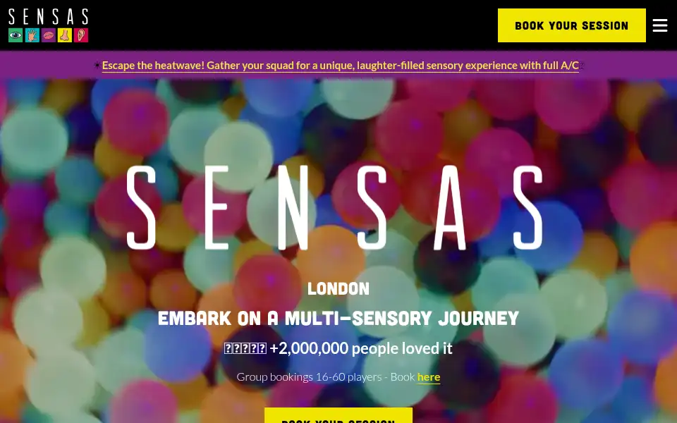Screenshot of london.sensas.top