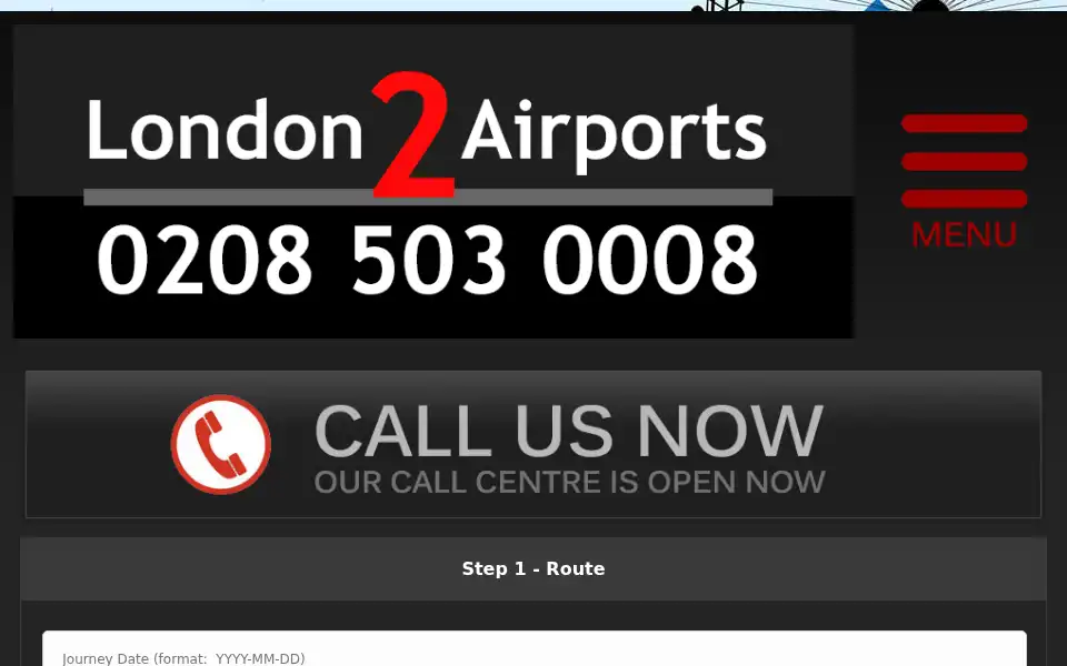 Screenshot of london2airports.com