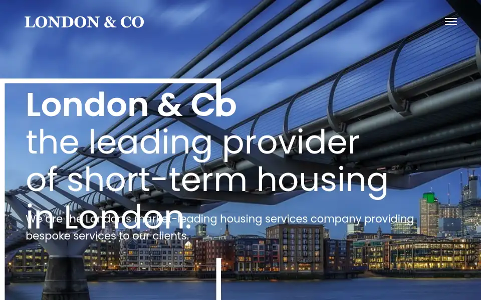 Screenshot of londonandco.uk