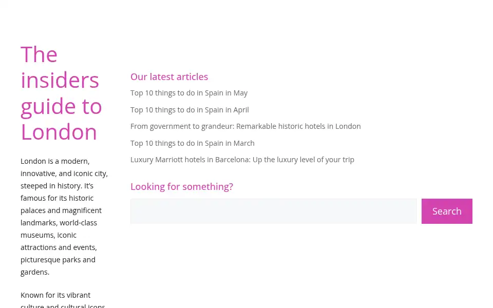 Screenshot of londonculturetours.com