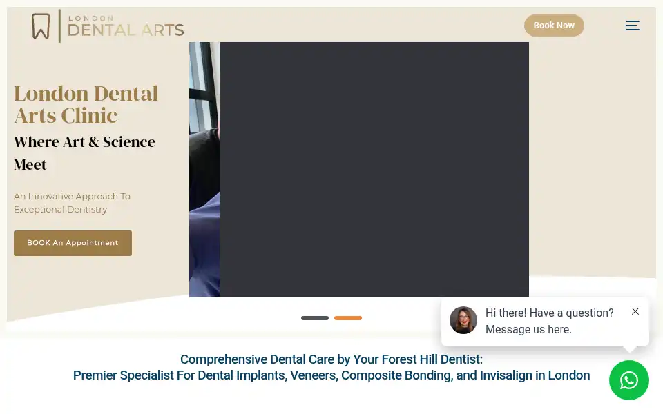 Screenshot of londondentalarts.co.uk