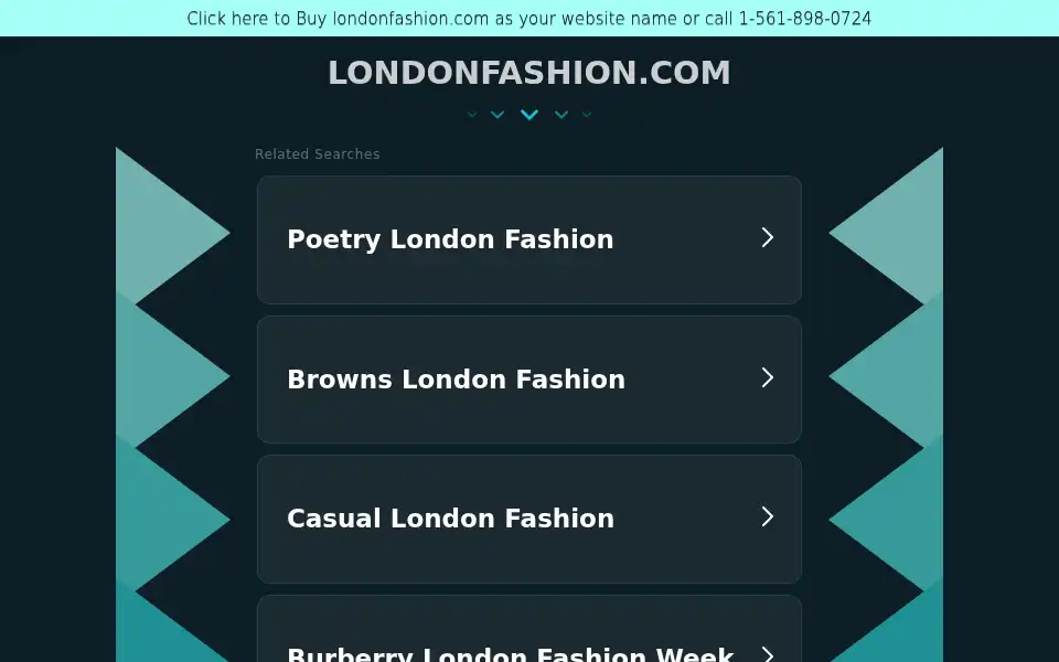 Screenshot of londonfashion.com
