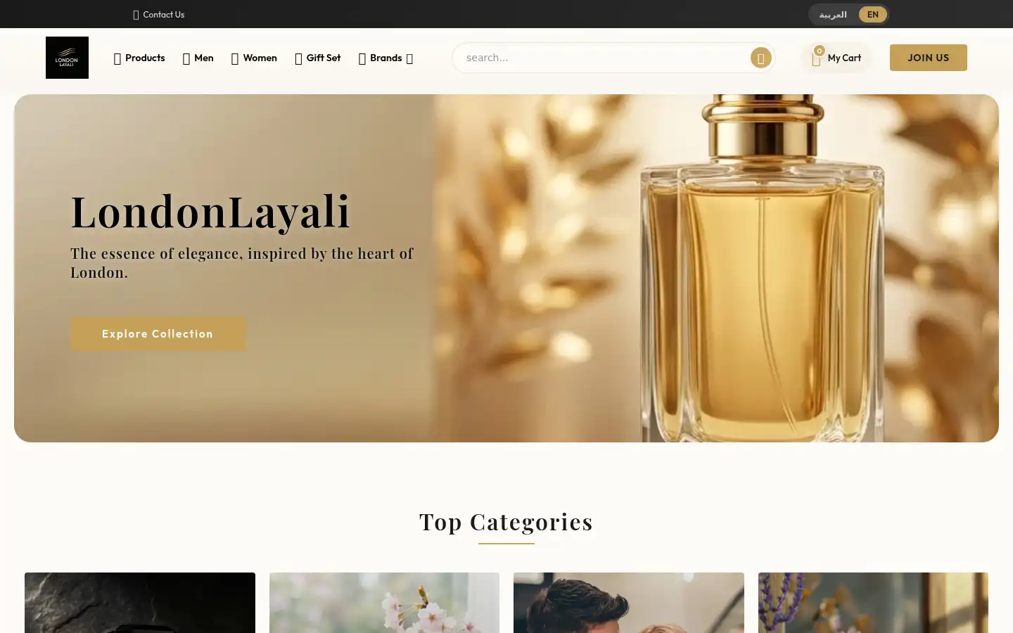 Screenshot of londonlayali.co.uk
