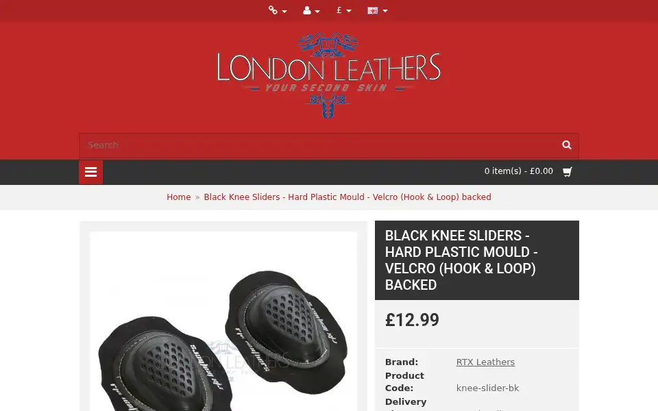 Screenshot of londonleathers.co.uk
