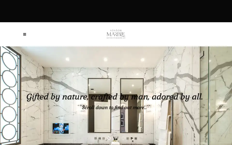 Screenshot of londonmarble.com