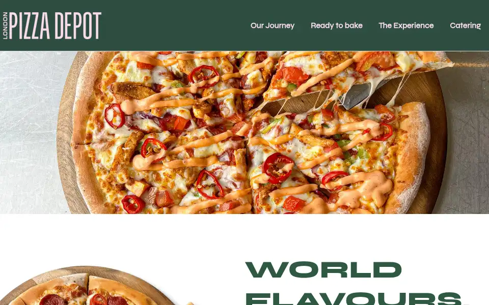 Screenshot of londonpizzadepot.co.uk
