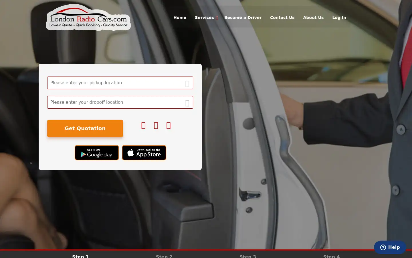 Screenshot of londonradiocars.com